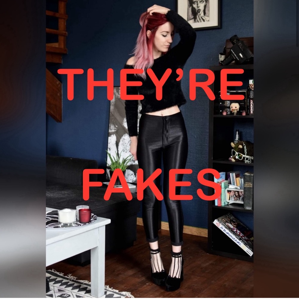 WARNING fake disco pants